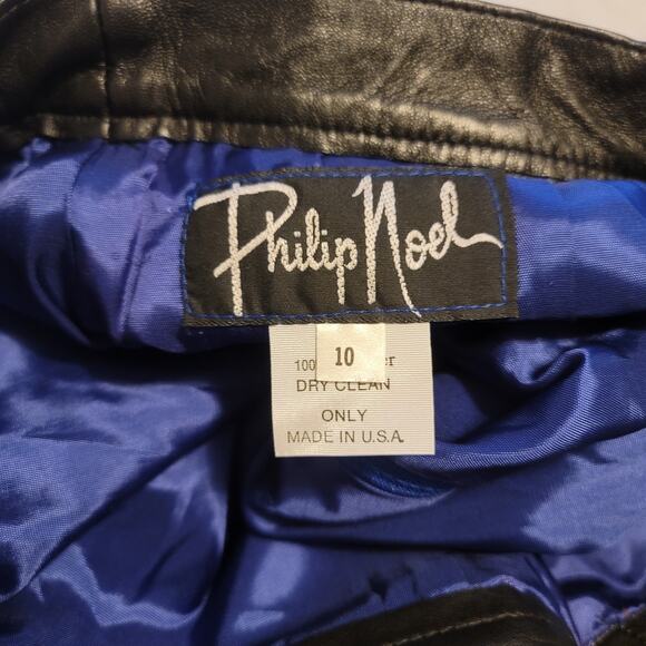 Womens 1980s Phillip Noel Vintage Skirt Purple Swede Size 10 - Picture 2 of 4